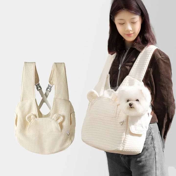 Travel in Style with Our Pet Breathable Cross Design Backpack Carrier