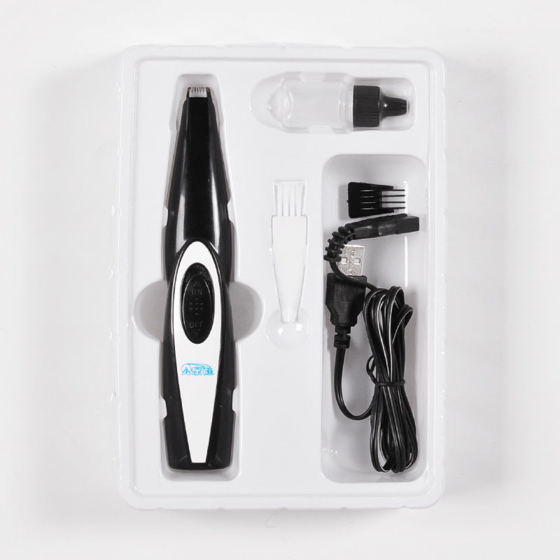 USB Rechargeable Pet Nail Hair Trimmer Grinder